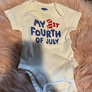 Old Navy ‘My 1st Fourth of July’ Onesie 0-3M